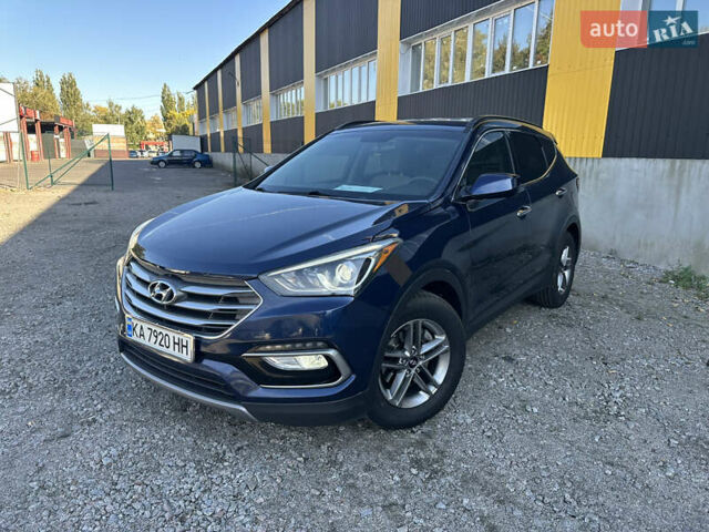 Синий Хендай Санта Фе, объемом двигателя 2.36 л и пробегом 122 тыс. км за 14999 $, фото 2 на Automoto.ua