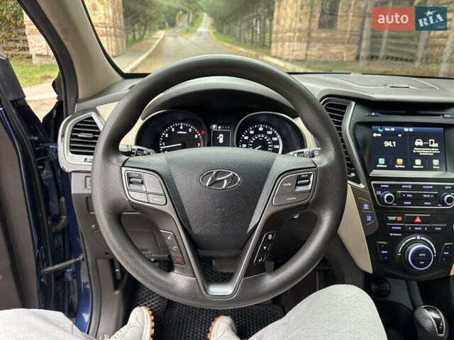 Синий Хендай Санта Фе, объемом двигателя 2.4 л и пробегом 86 тыс. км за 15500 $, фото 22 на Automoto.ua