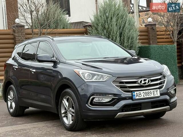 Синий Хендай Санта Фе, объемом двигателя 2.36 л и пробегом 104 тыс. км за 15800 $, фото 13 на Automoto.ua