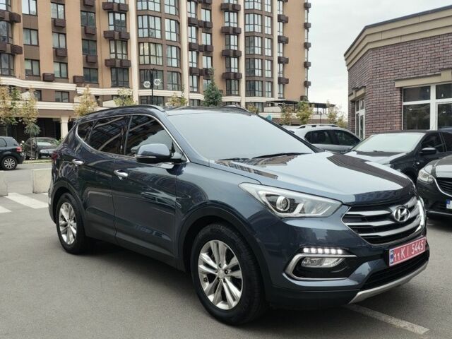 Синий Хендай Санта Фе, объемом двигателя 2 л и пробегом 187 тыс. км за 19000 $, фото 1 на Automoto.ua