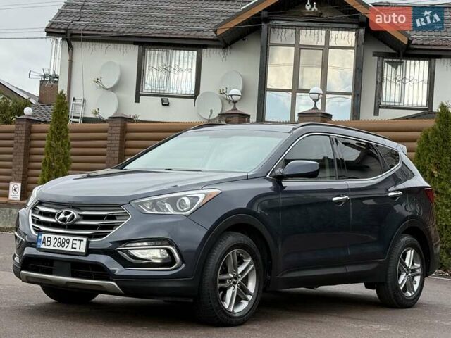 Синий Хендай Санта Фе, объемом двигателя 2.36 л и пробегом 104 тыс. км за 15800 $, фото 5 на Automoto.ua