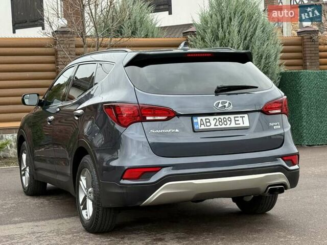 Синий Хендай Санта Фе, объемом двигателя 2.36 л и пробегом 104 тыс. км за 15800 $, фото 21 на Automoto.ua