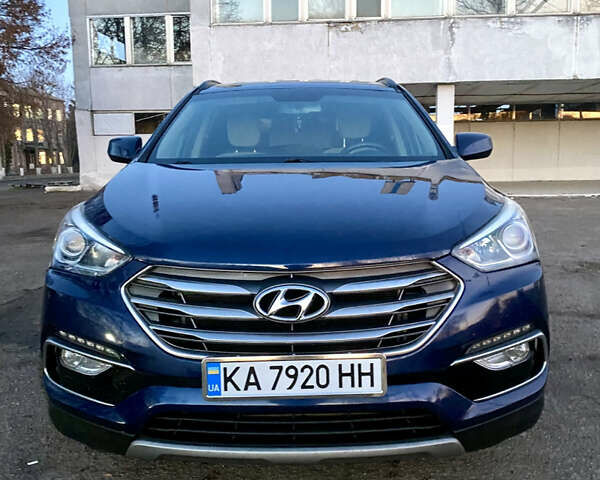 Синий Хендай Санта Фе, объемом двигателя 2.36 л и пробегом 122 тыс. км за 14000 $, фото 2 на Automoto.ua