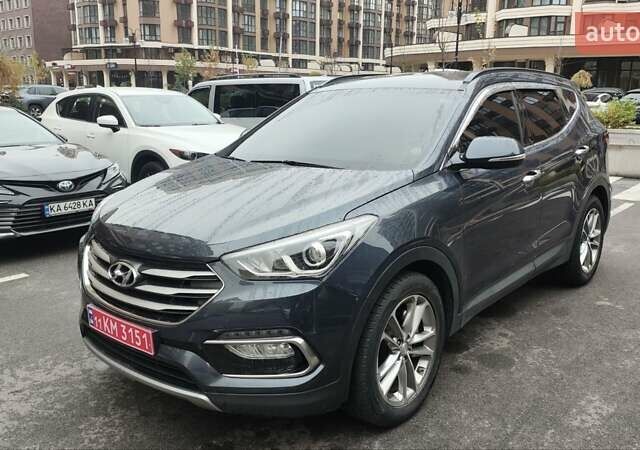 Синий Хендай Санта Фе, объемом двигателя 2 л и пробегом 180 тыс. км за 18800 $, фото 1 на Automoto.ua