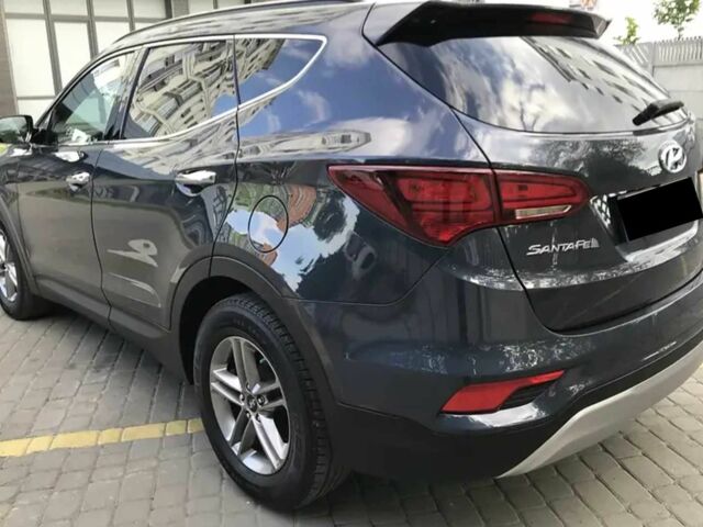 Синий Хендай Санта Фе, объемом двигателя 2.4 л и пробегом 70 тыс. км за 13300 $, фото 6 на Automoto.ua