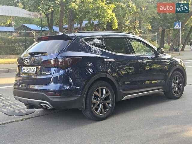 Синий Хендай Санта Фе, объемом двигателя 2 л и пробегом 130 тыс. км за 17700 $, фото 9 на Automoto.ua