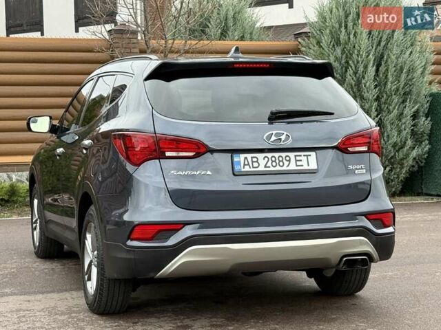 Синий Хендай Санта Фе, объемом двигателя 2.36 л и пробегом 104 тыс. км за 15800 $, фото 22 на Automoto.ua