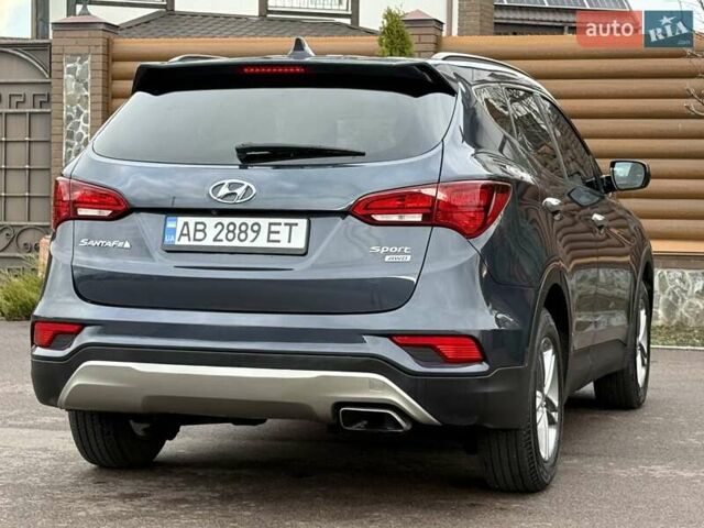 Синий Хендай Санта Фе, объемом двигателя 2.36 л и пробегом 104 тыс. км за 15800 $, фото 28 на Automoto.ua