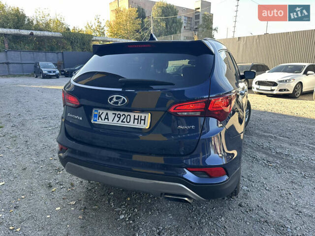 Синий Хендай Санта Фе, объемом двигателя 2.36 л и пробегом 122 тыс. км за 14999 $, фото 12 на Automoto.ua