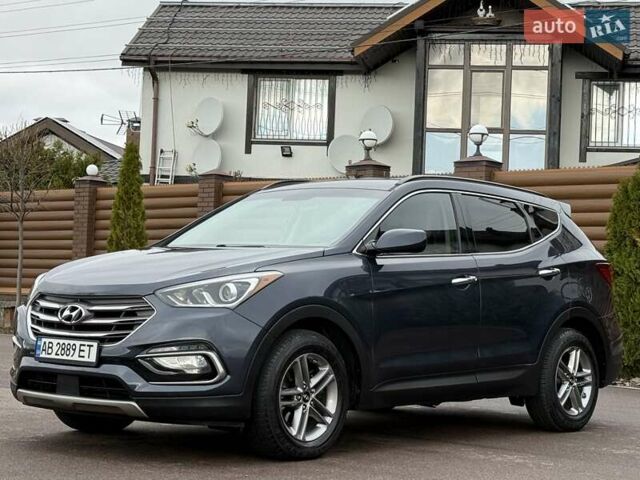 Синий Хендай Санта Фе, объемом двигателя 2.36 л и пробегом 104 тыс. км за 15800 $, фото 6 на Automoto.ua