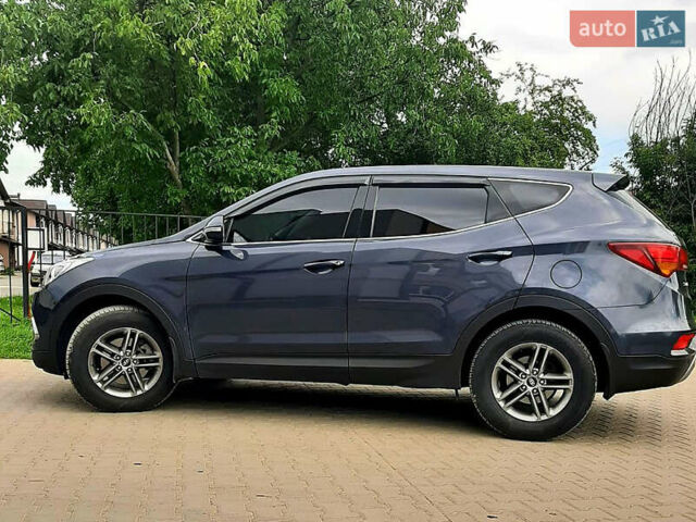 Синий Хендай Санта Фе, объемом двигателя 2.2 л и пробегом 145 тыс. км за 22400 $, фото 1 на Automoto.ua