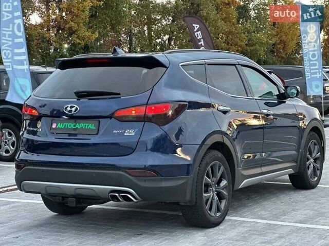 Синий Хендай Санта Фе, объемом двигателя 2 л и пробегом 131 тыс. км за 17290 $, фото 6 на Automoto.ua