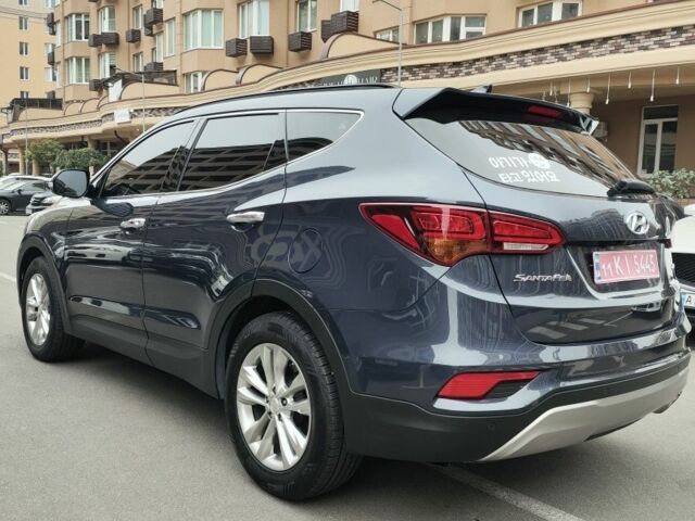 Синий Хендай Санта Фе, объемом двигателя 2 л и пробегом 187 тыс. км за 19000 $, фото 6 на Automoto.ua
