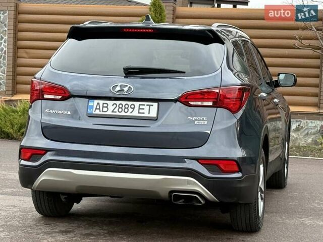 Синий Хендай Санта Фе, объемом двигателя 2.36 л и пробегом 104 тыс. км за 15800 $, фото 27 на Automoto.ua