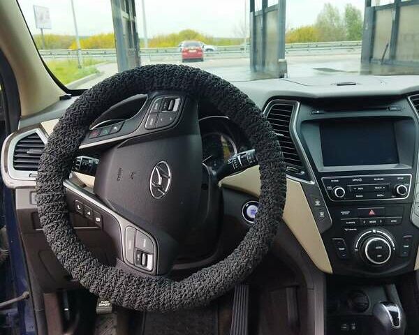 Хендай Санта Фе 2017 в Киеве на Automoto.ua Синий Хендай Санта Фе, объемом двигателя 2.4 л и пробегом 113 тыс. км за 21000 $, фото 45 на Automoto.ua