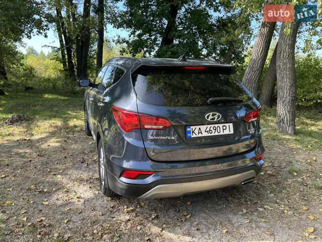 Синій Хендай Санта Фе, об'ємом двигуна 2.4 л та пробігом 119 тис. км за 16000 $, фото 6 на Automoto.ua