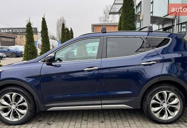 Синий Хендай Санта Фе, объемом двигателя 2 л и пробегом 173 тыс. км за 18000 $, фото 4 на Automoto.ua