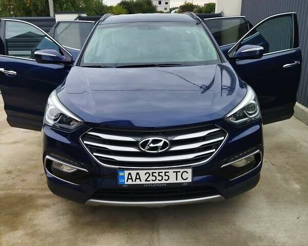 Хендай Санта Фе 2017 в Киеве на Automoto.ua Синий Хендай Санта Фе, объемом двигателя 2.4 л и пробегом 113 тыс. км за 21000 $, фото 27 на Automoto.ua