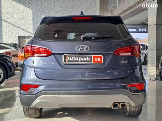 Синий Хендай Санта Фе, объемом двигателя 2 л и пробегом 140 тыс. км за 20940 $, фото 5 на Automoto.ua