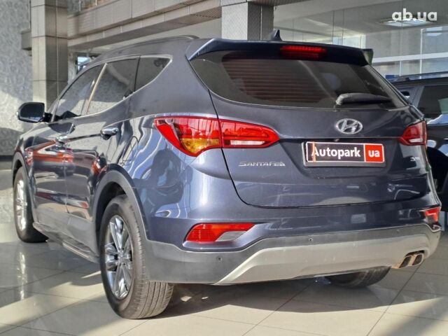 Синий Хендай Санта Фе, объемом двигателя 2 л и пробегом 140 тыс. км за 20940 $, фото 4 на Automoto.ua