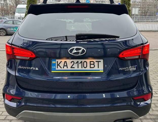 Синий Хендай Санта Фе, объемом двигателя 2 л и пробегом 173 тыс. км за 18000 $, фото 3 на Automoto.ua