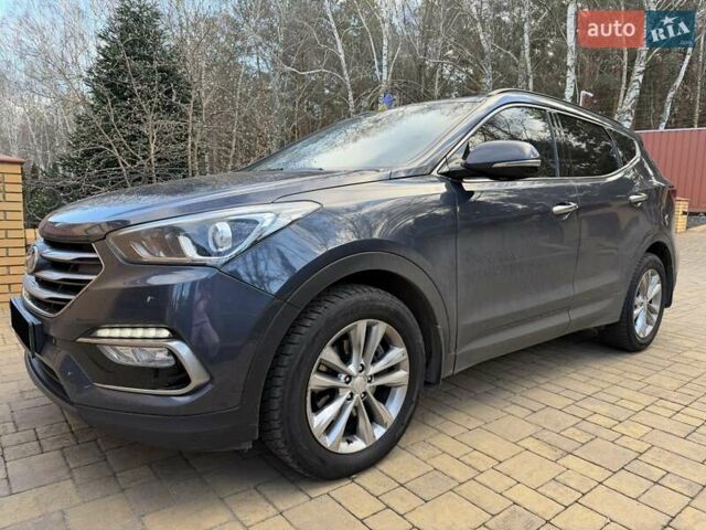 Синий Хендай Санта Фе, объемом двигателя 2.2 л и пробегом 150 тыс. км за 23000 $, фото 1 на Automoto.ua