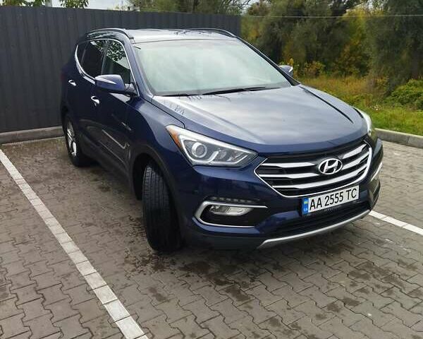 Хендай Санта Фе 2017 в Киеве на Automoto.ua Синий Хендай Санта Фе, объемом двигателя 2.4 л и пробегом 113 тыс. км за 21000 $, фото 2 на Automoto.ua