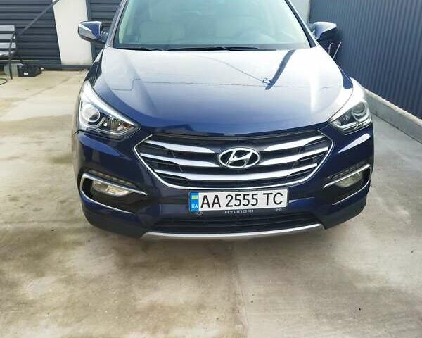 Хендай Санта Фе 2017 в Киеве на Automoto.ua Синий Хендай Санта Фе, объемом двигателя 2.4 л и пробегом 113 тыс. км за 21000 $, фото 12 на Automoto.ua