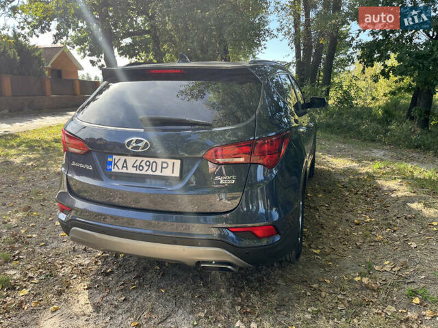 Синій Хендай Санта Фе, об'ємом двигуна 2.4 л та пробігом 119 тис. км за 16000 $, фото 7 на Automoto.ua