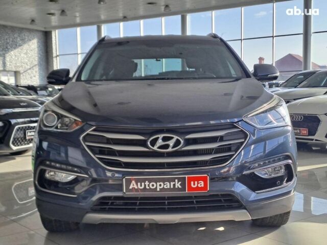 Синий Хендай Санта Фе, объемом двигателя 2 л и пробегом 140 тыс. км за 20940 $, фото 1 на Automoto.ua