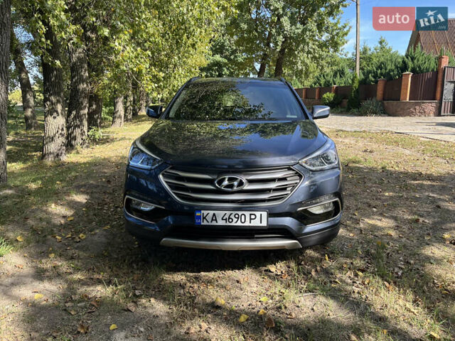 Синій Хендай Санта Фе, об'ємом двигуна 2.4 л та пробігом 119 тис. км за 16000 $, фото 1 на Automoto.ua