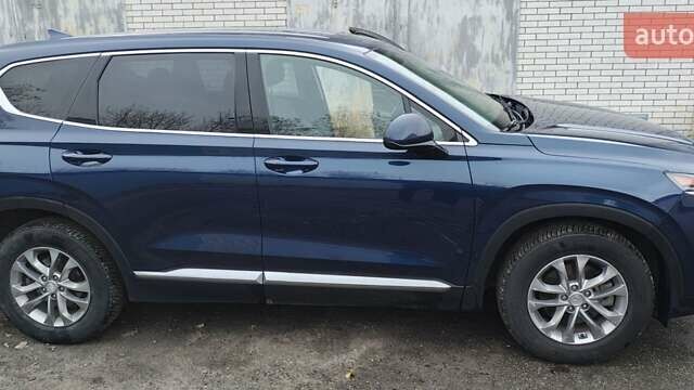 Синий Хендай Санта Фе, объемом двигателя 2.36 л и пробегом 80 тыс. км за 21300 $, фото 1 на Automoto.ua
