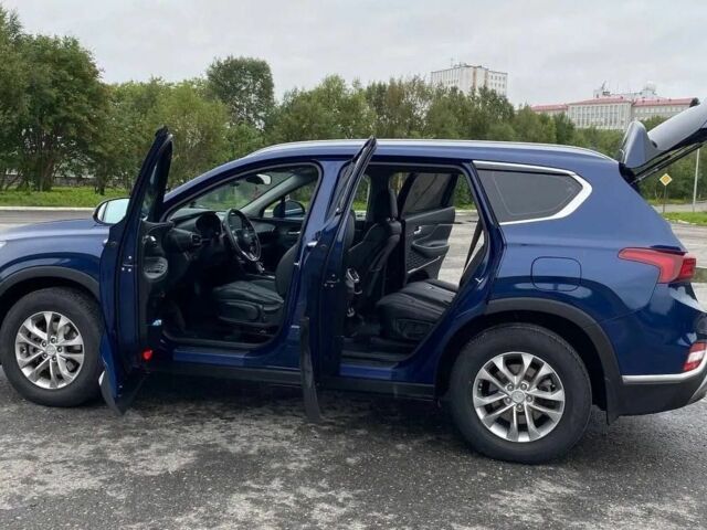 Синий Хендай Санта Фе, объемом двигателя 2.4 л и пробегом 94 тыс. км за 11500 $, фото 5 на Automoto.ua