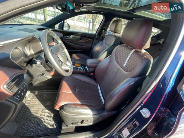 Синій Хендай Санта Фе, об'ємом двигуна 2 л та пробігом 90 тис. км за 25000 $, фото 3 на Automoto.ua