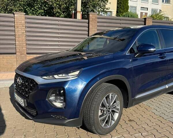 Синий Хендай Санта Фе, объемом двигателя 2 л и пробегом 161 тыс. км за 26800 $, фото 9 на Automoto.ua