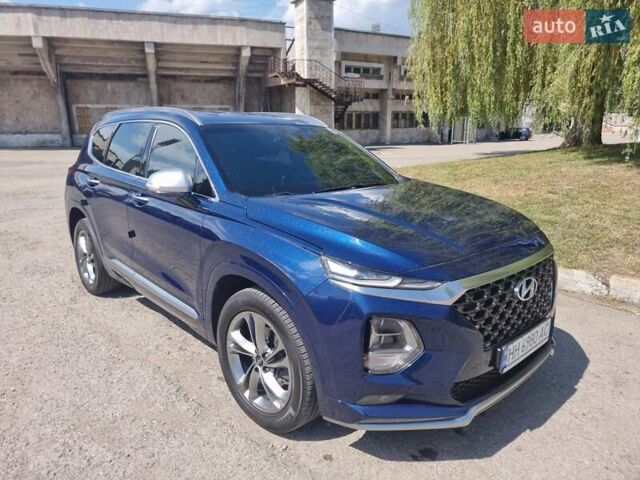Синий Хендай Санта Фе, объемом двигателя 2 л и пробегом 119 тыс. км за 28900 $, фото 7 на Automoto.ua