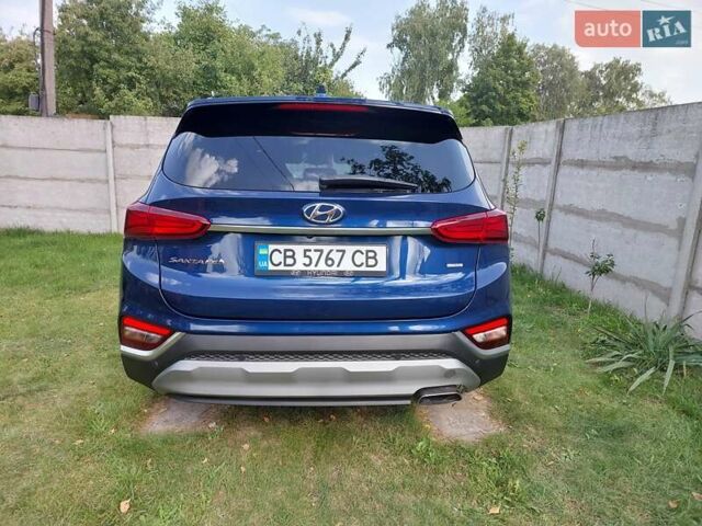 Синий Хендай Санта Фе, объемом двигателя 2.36 л и пробегом 39 тыс. км за 25000 $, фото 1 на Automoto.ua