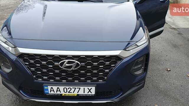Синий Хендай Санта Фе, объемом двигателя 2.36 л и пробегом 80 тыс. км за 21300 $, фото 4 на Automoto.ua
