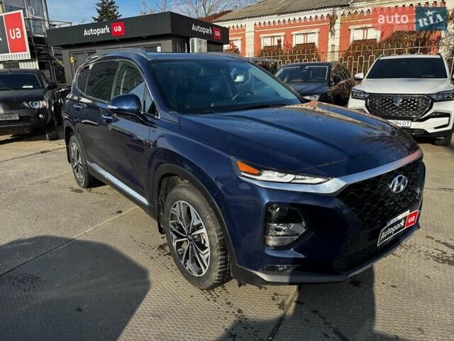 Синий Хендай Санта Фе, объемом двигателя 2 л и пробегом 37 тыс. км за 23730 $, фото 2 на Automoto.ua