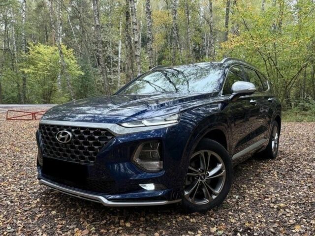 Синий Хендай Санта Фе, объемом двигателя 2.4 л и пробегом 88 тыс. км за 14800 $, фото 1 на Automoto.ua