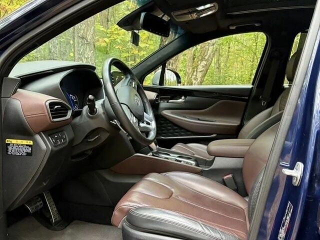 Синий Хендай Санта Фе, объемом двигателя 2.4 л и пробегом 88 тыс. км за 14800 $, фото 10 на Automoto.ua