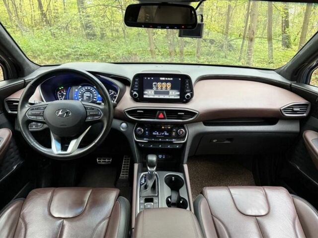 Синий Хендай Санта Фе, объемом двигателя 2.4 л и пробегом 88 тыс. км за 14800 $, фото 9 на Automoto.ua