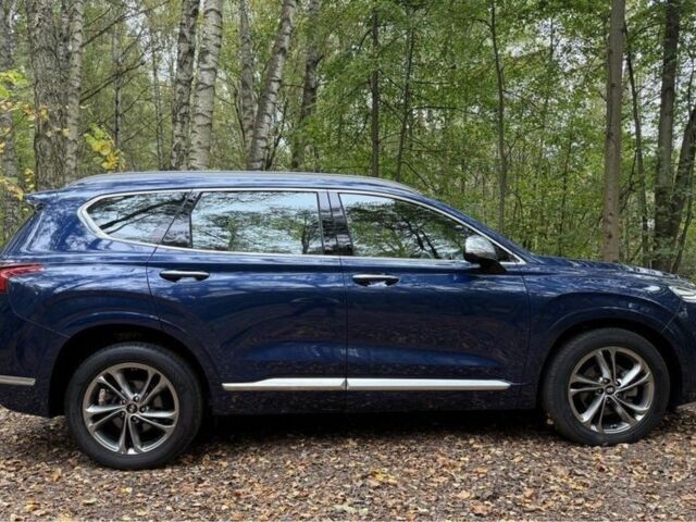 Синий Хендай Санта Фе, объемом двигателя 2.4 л и пробегом 88 тыс. км за 14800 $, фото 4 на Automoto.ua