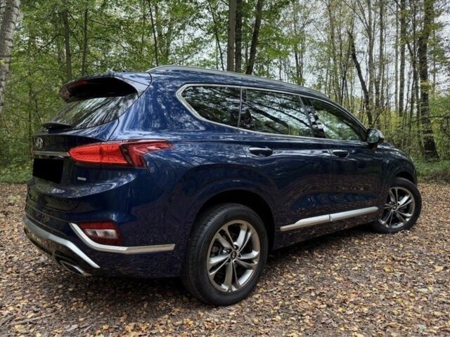 Синий Хендай Санта Фе, объемом двигателя 2.4 л и пробегом 88 тыс. км за 14800 $, фото 5 на Automoto.ua