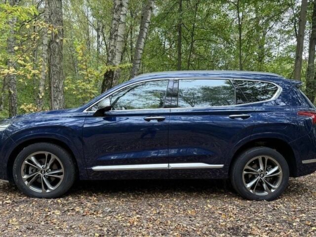 Синий Хендай Санта Фе, объемом двигателя 2.4 л и пробегом 88 тыс. км за 14800 $, фото 3 на Automoto.ua