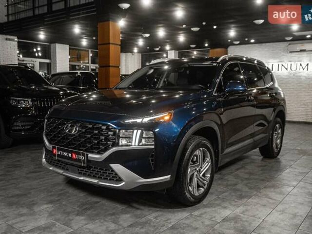 Синий Хендай Санта Фе, объемом двигателя 2.5 л и пробегом 53 тыс. км за 25900 $, фото 5 на Automoto.ua