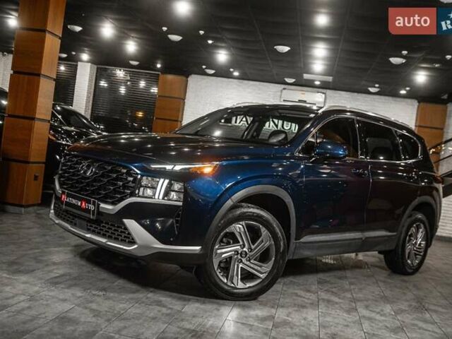 Синий Хендай Санта Фе, объемом двигателя 2.5 л и пробегом 53 тыс. км за 25900 $, фото 1 на Automoto.ua