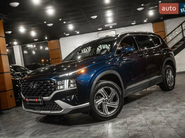 Синий Хендай Санта Фе, объемом двигателя 2.5 л и пробегом 53 тыс. км за 25900 $, фото 2 на Automoto.ua