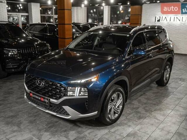 Синий Хендай Санта Фе, объемом двигателя 2.5 л и пробегом 53 тыс. км за 25900 $, фото 4 на Automoto.ua