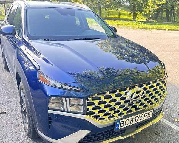 Синий Хендай Санта Фе, объемом двигателя 2.5 л и пробегом 9 тыс. км за 31900 $, фото 1 на Automoto.ua